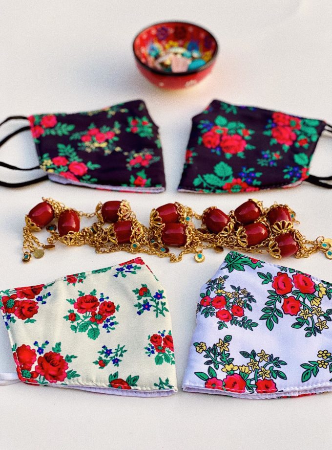 Off-White Gul Shin (Blue Flower)