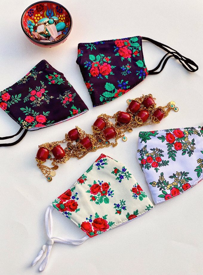 Off-White Gul Shin (Blue Flower)