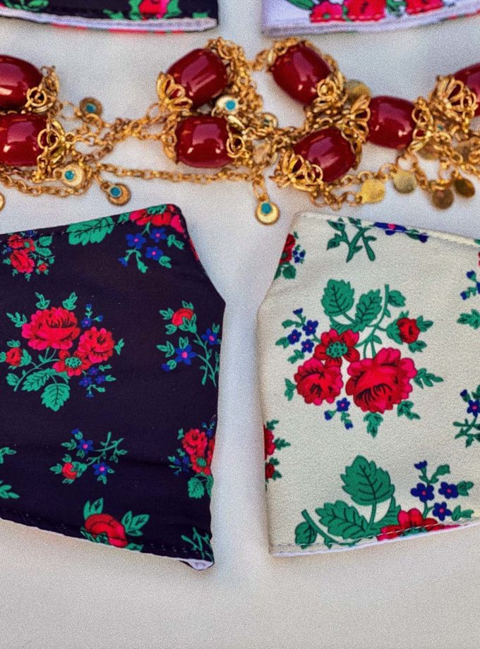 Off-White Gul Shin (Blue Flower)