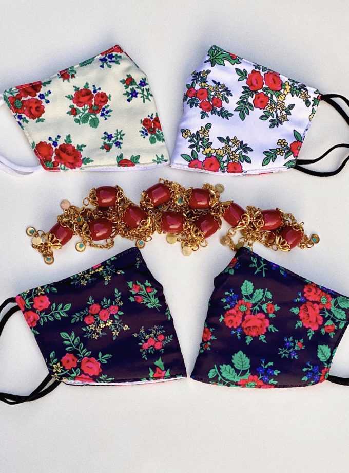 Off-White Gul Shin (Blue Flower)